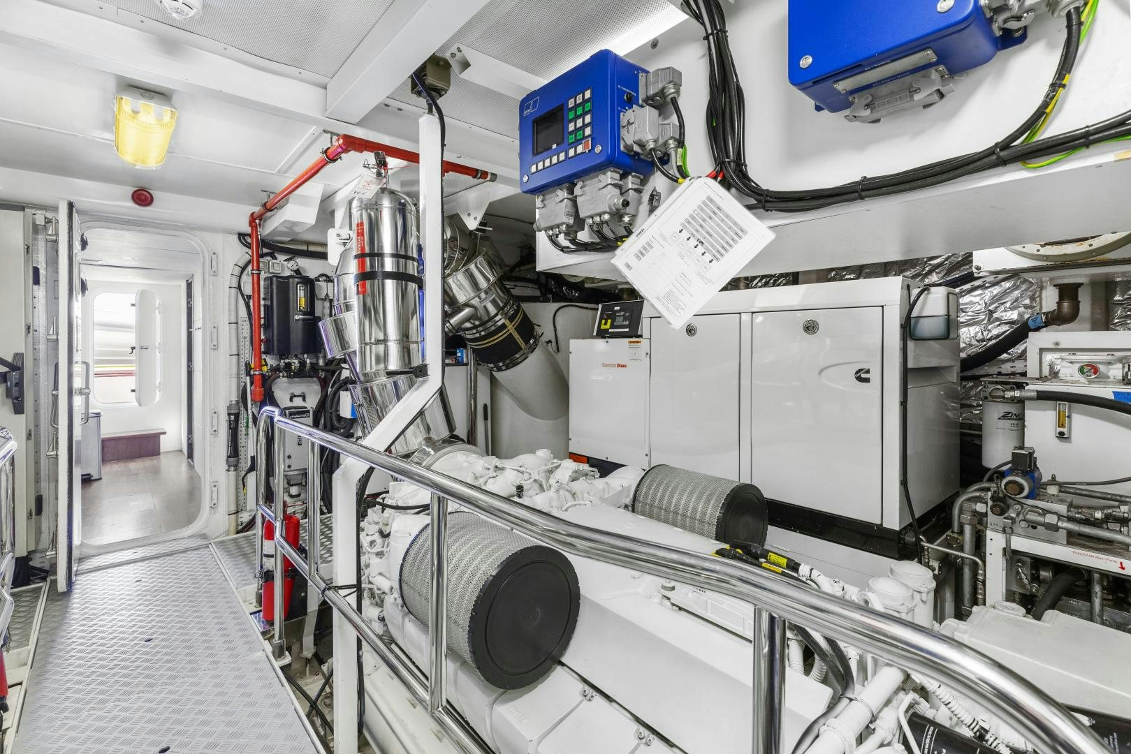 a room with machinery aboard LOVE N LIFE Yacht for Sale