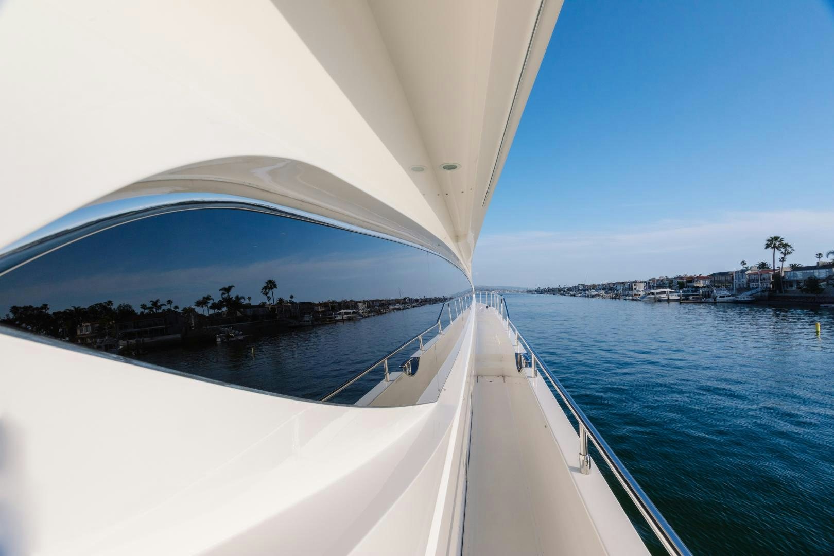 a large white building with a dome over a body of water aboard LOVE N LIFE Yacht for Sale