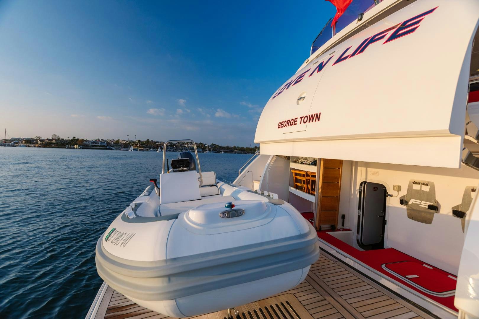 a boat on the water aboard LOVE N LIFE Yacht for Sale