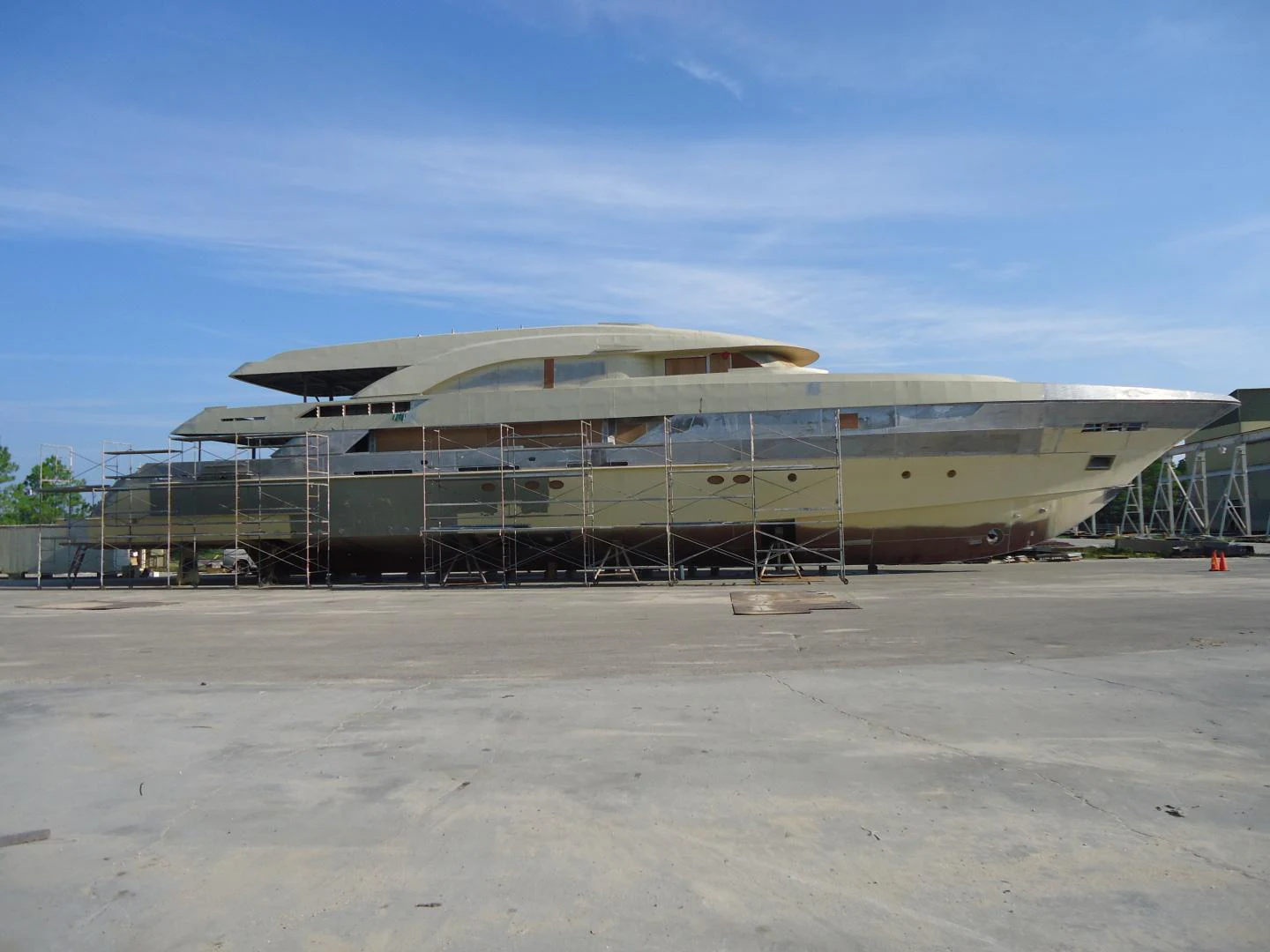 a building with a staircase aboard T 056 UNDER CONSTRUCTION Yacht for Sale