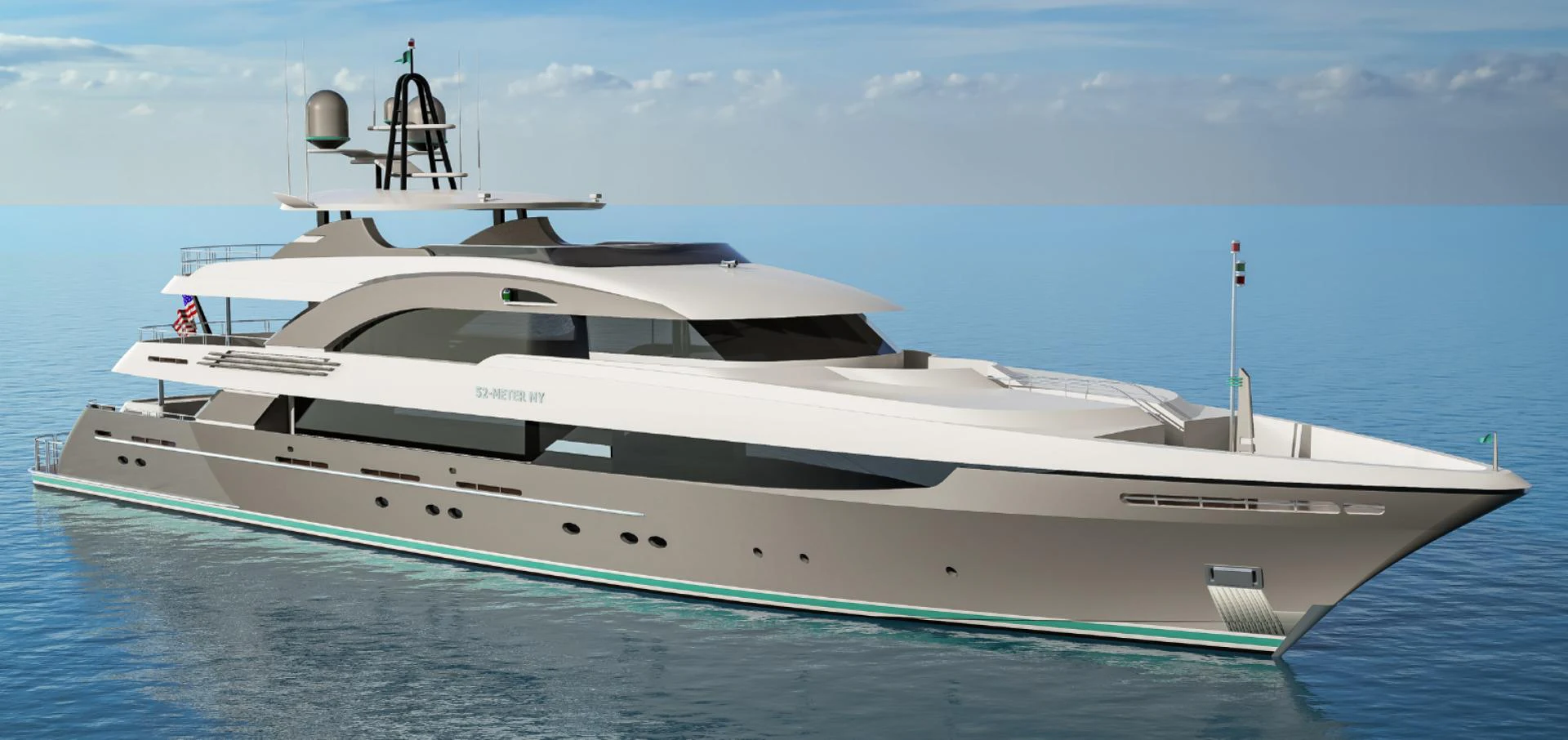 a white yacht on the water aboard T 056 UNDER CONSTRUCTION Yacht for Sale