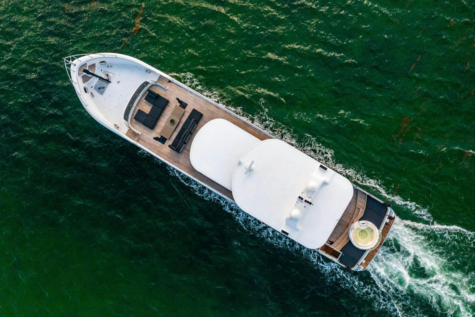 a satellite in the water aboard PRIVILEGE Yacht for Sale