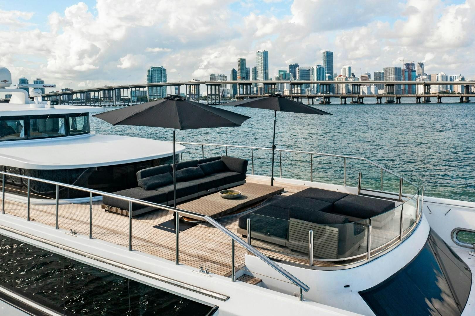 a boat on the water aboard PRIVILEGE Yacht for Sale