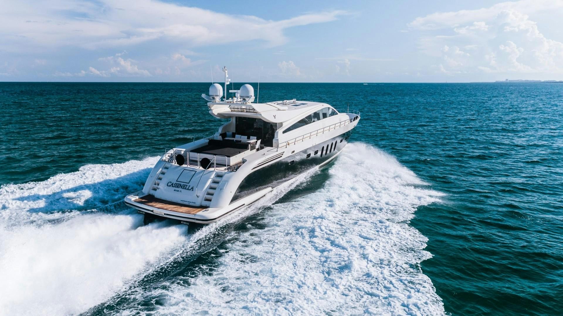 a boat on the water aboard CASSINELLA Yacht for Sale