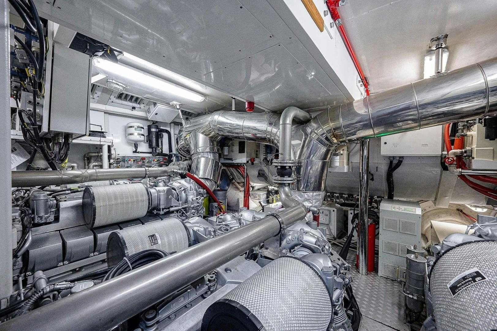 a close-up of a machine aboard CASSINELLA Yacht for Sale