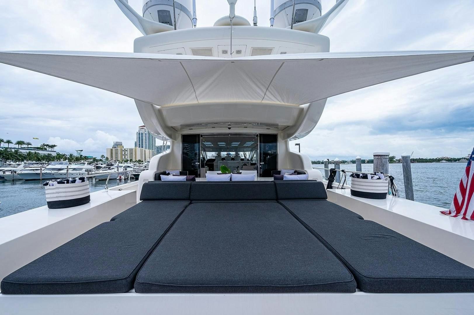 a boat on a body of water aboard CASSINELLA Yacht for Sale