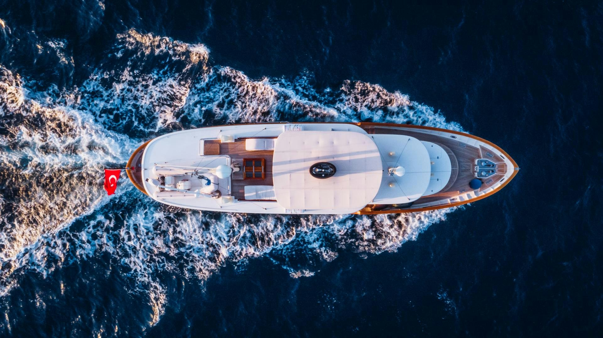 a small house on a rocky surface aboard LARIMAR Yacht for Sale