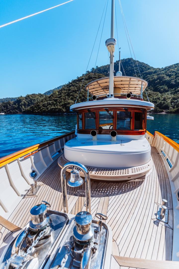 a boat on the water aboard LARIMAR Yacht for Sale