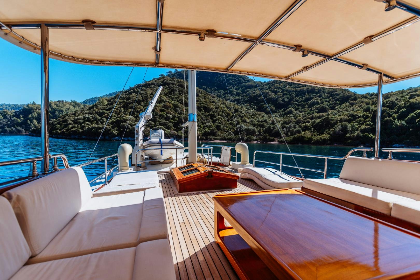 a boat on the water aboard LARIMAR Yacht for Sale