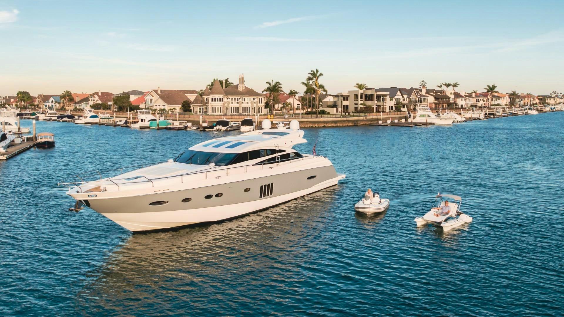 a boat in the water aboard KOINONIA Yacht for Sale