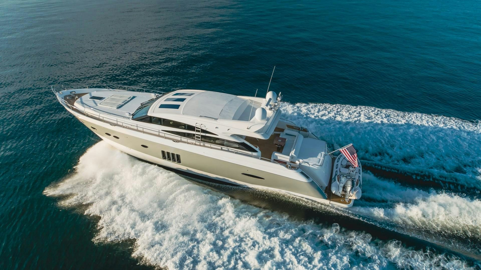 a boat on the water aboard KOINONIA Yacht for Sale