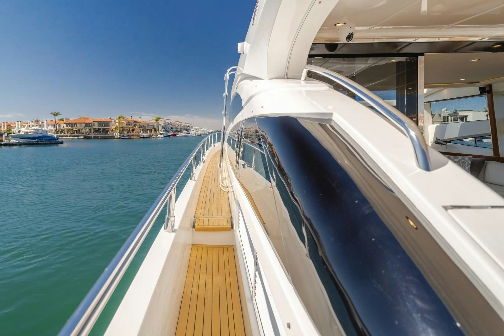 a deck of a boat aboard KOINONIA Yacht for Sale