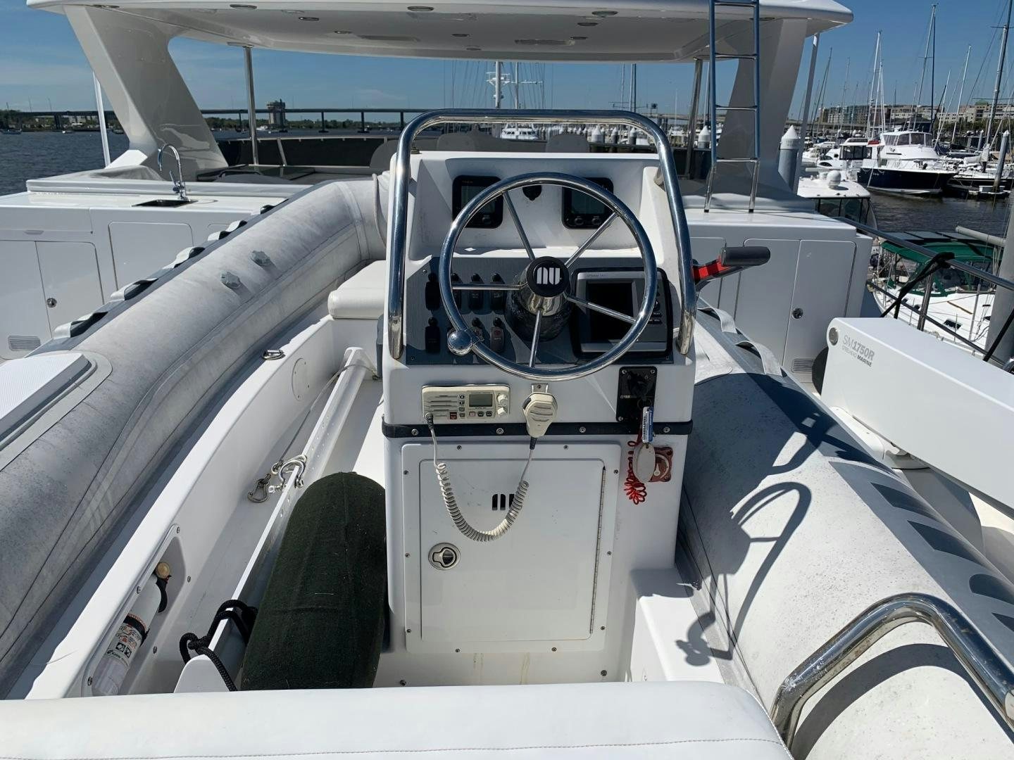 the cockpit of a plane aboard LADY GIGI Yacht for Sale
