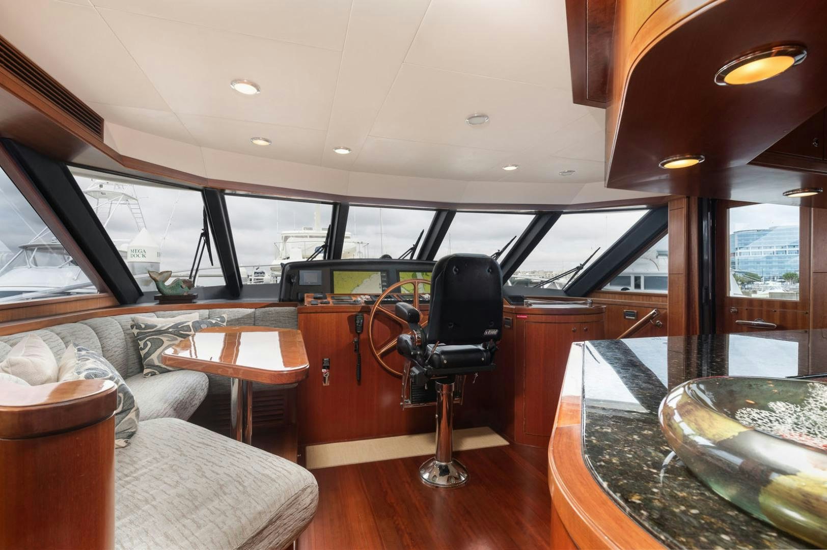 inside of a boat aboard LADY GIGI Yacht for Sale