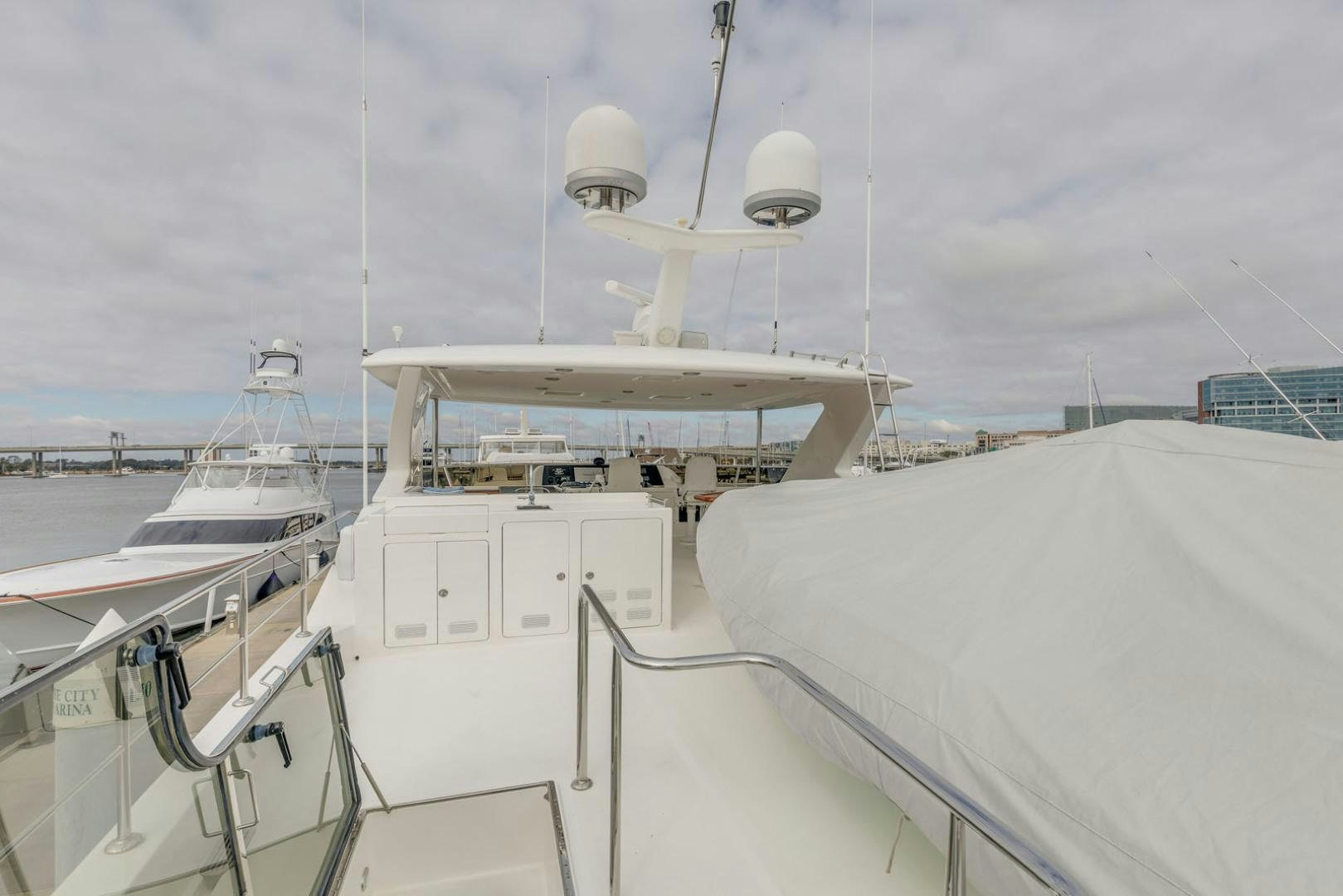 a boat on the water aboard LADY GIGI Yacht for Sale