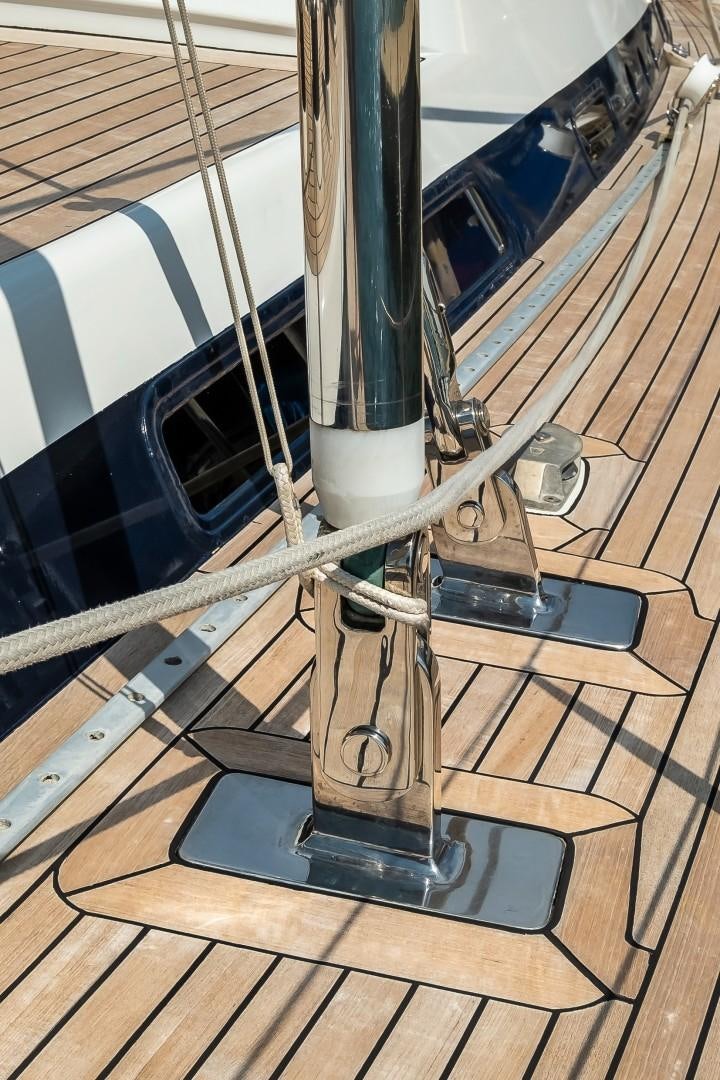 a machine on the floor aboard ARQUIMEDES Yacht for Sale
