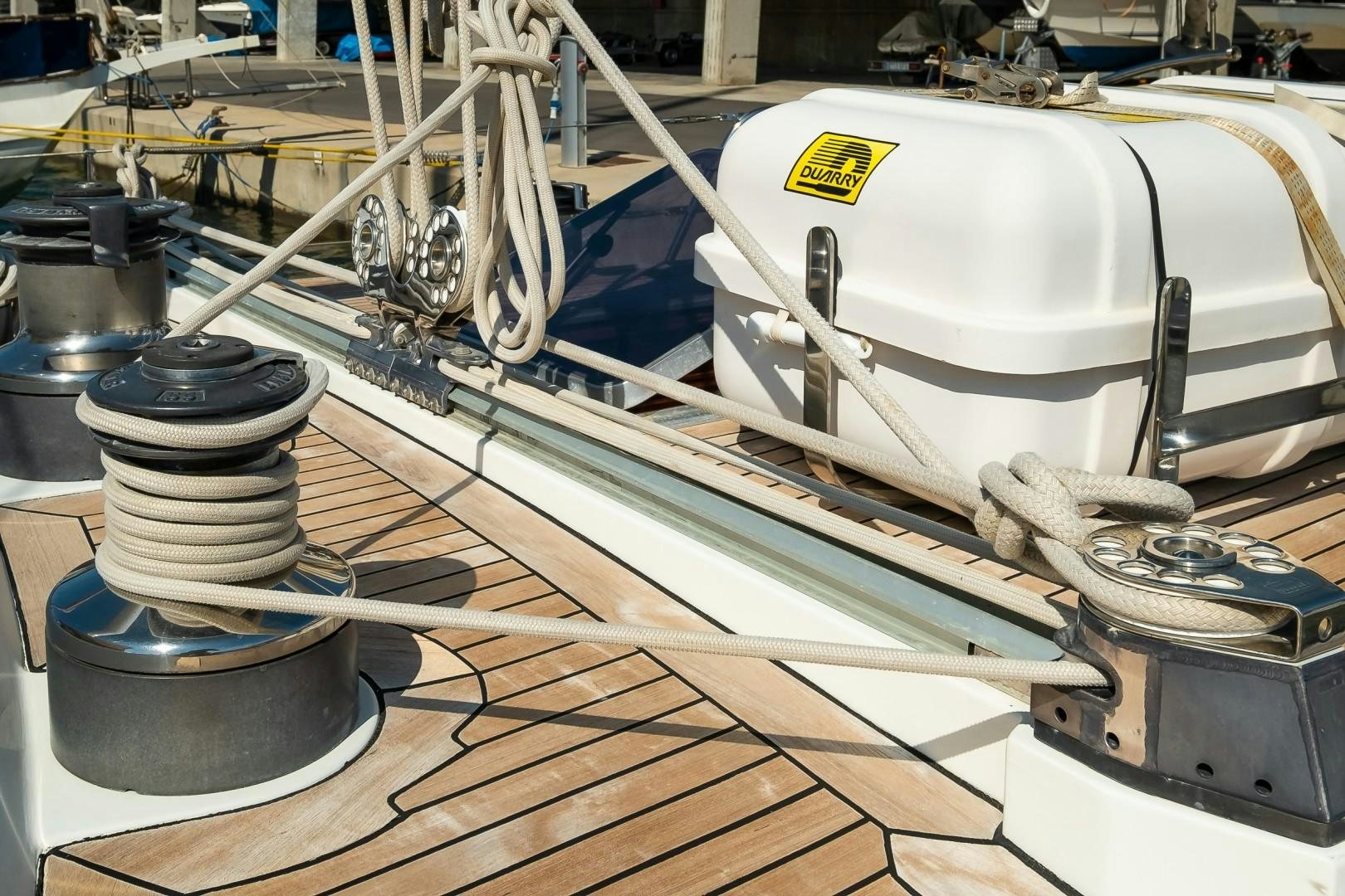 a machine on the counter aboard ARQUIMEDES Yacht for Sale