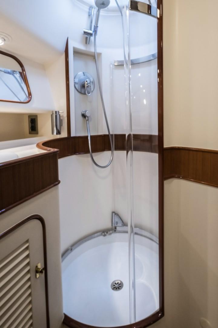 a shower with a sink aboard ARQUIMEDES Yacht for Sale