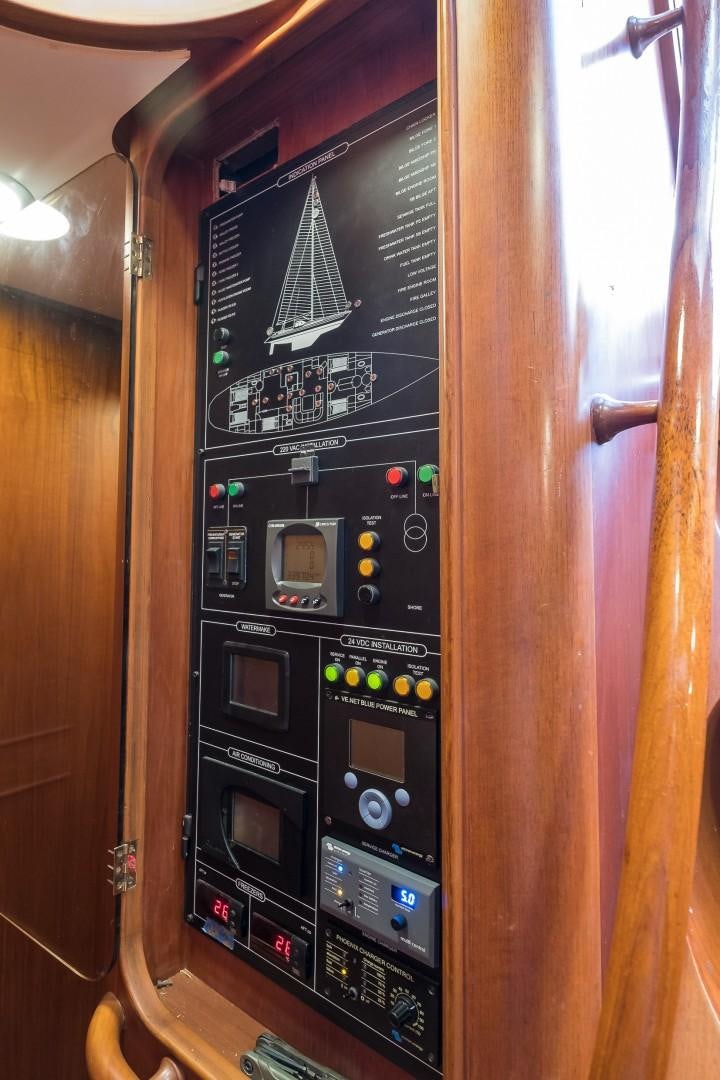 a black electronic device aboard ARQUIMEDES Yacht for Sale