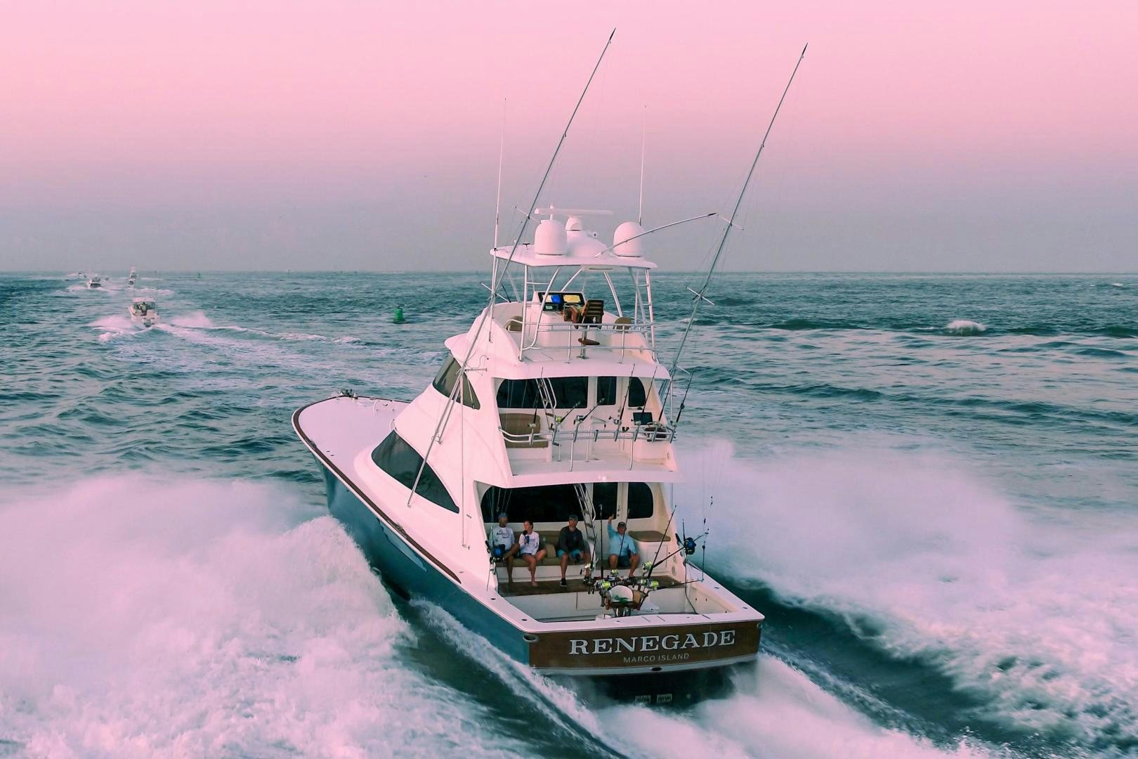 a boat on the water aboard Renegade Yacht for Sale