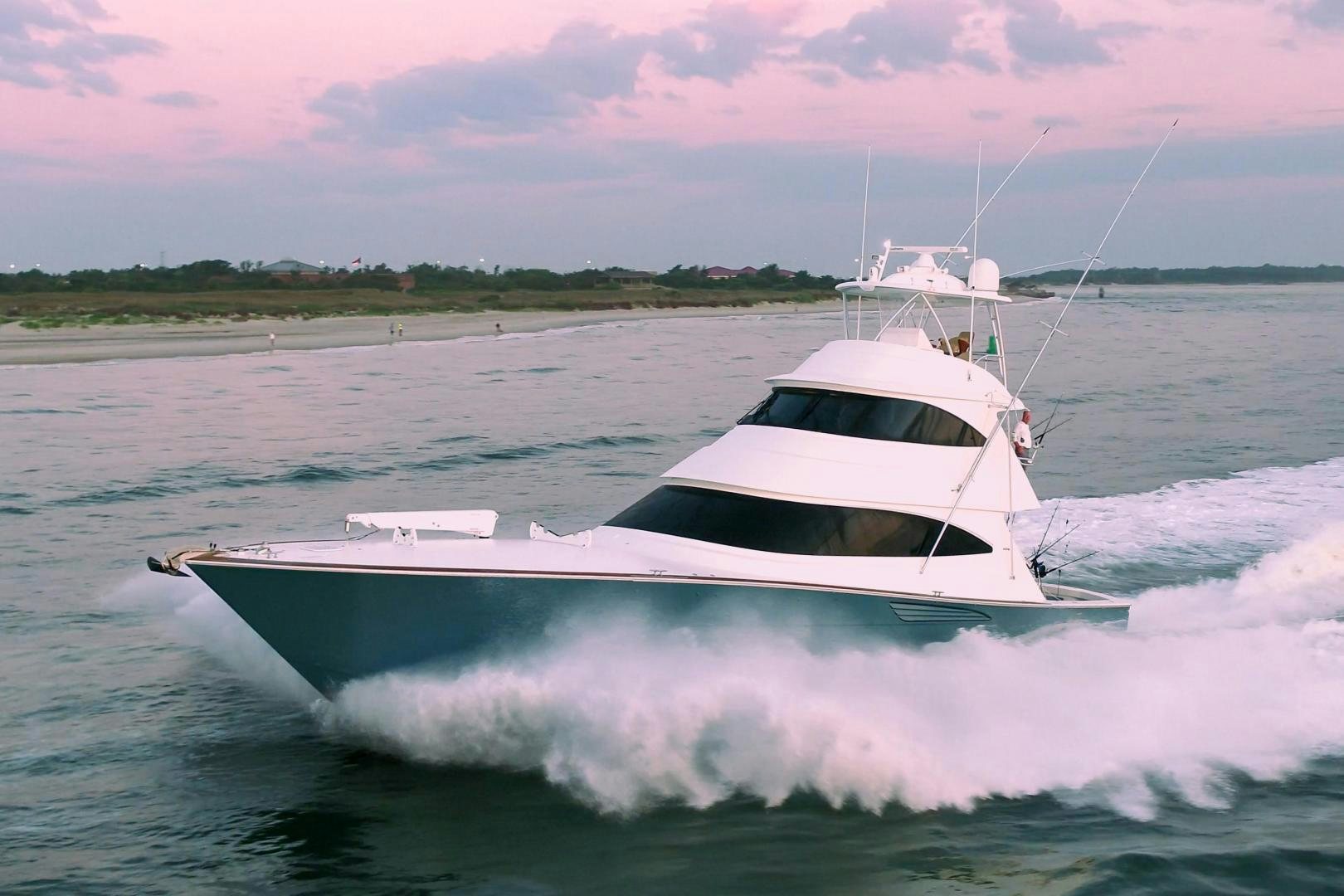 a white yacht on water aboard Renegade Yacht for Sale