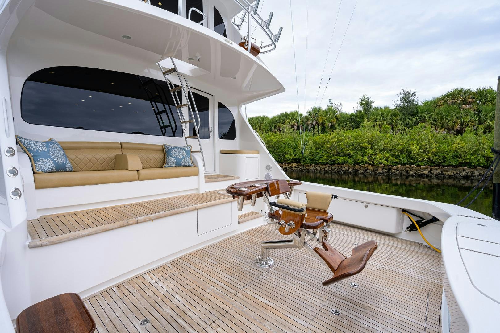 a boat on the water aboard Renegade Yacht for Sale