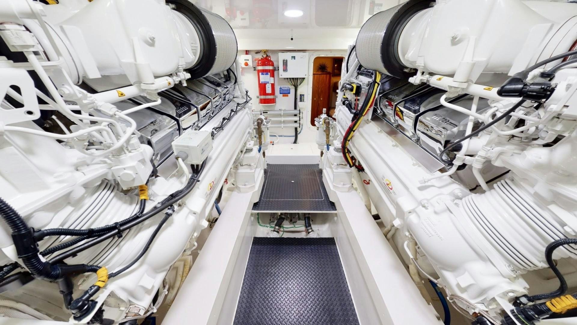 a close-up of a machine aboard WONDER Yacht for Sale