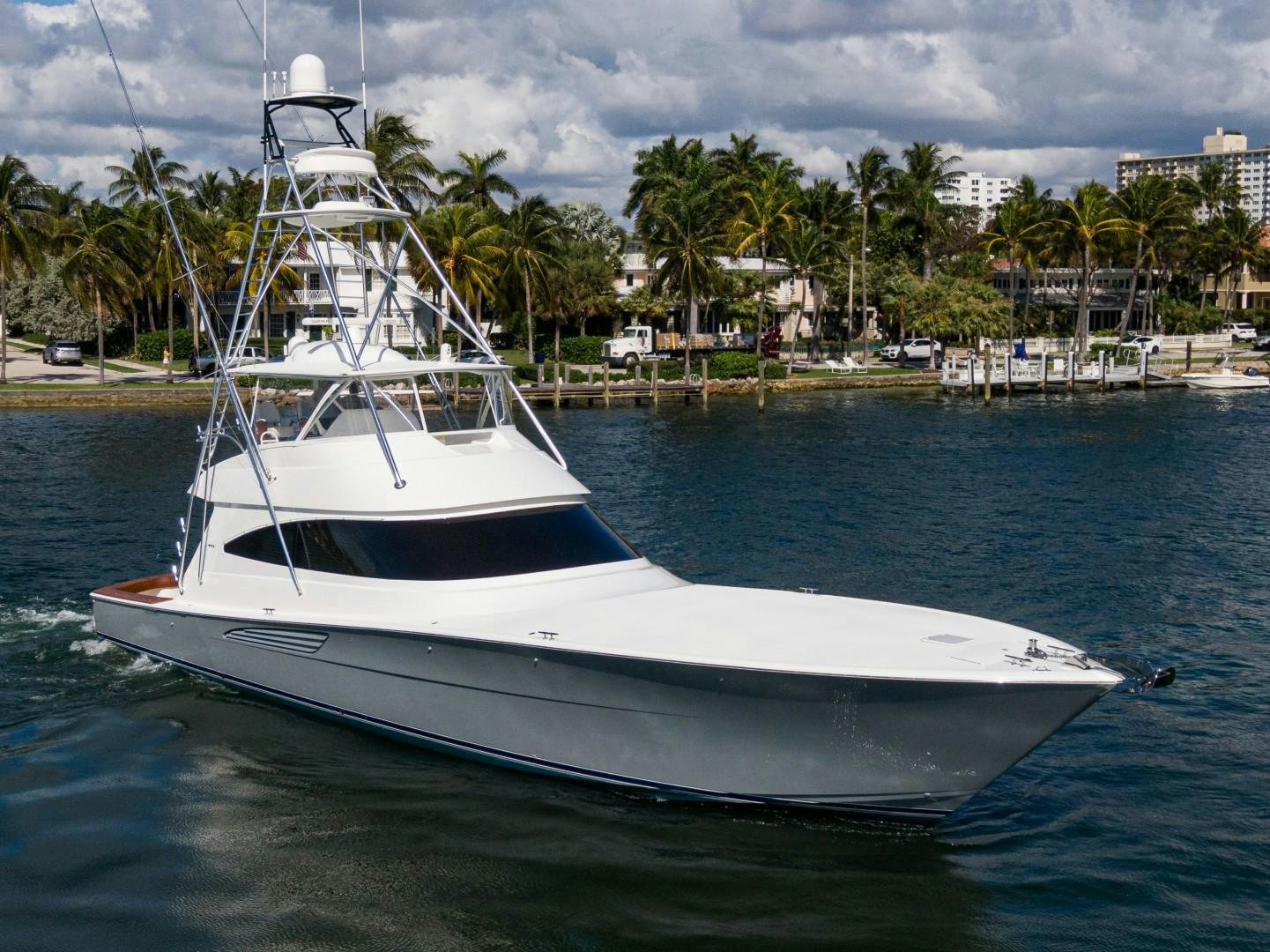 a white boat on the water aboard WONDER Yacht for Sale