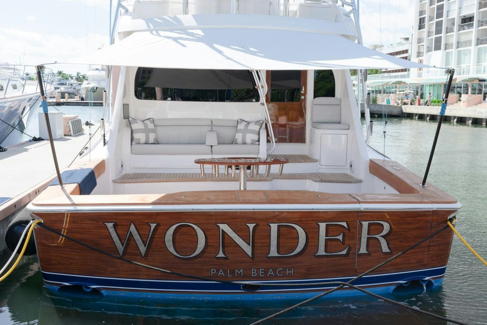 a boat in the water aboard WONDER Yacht for Sale
