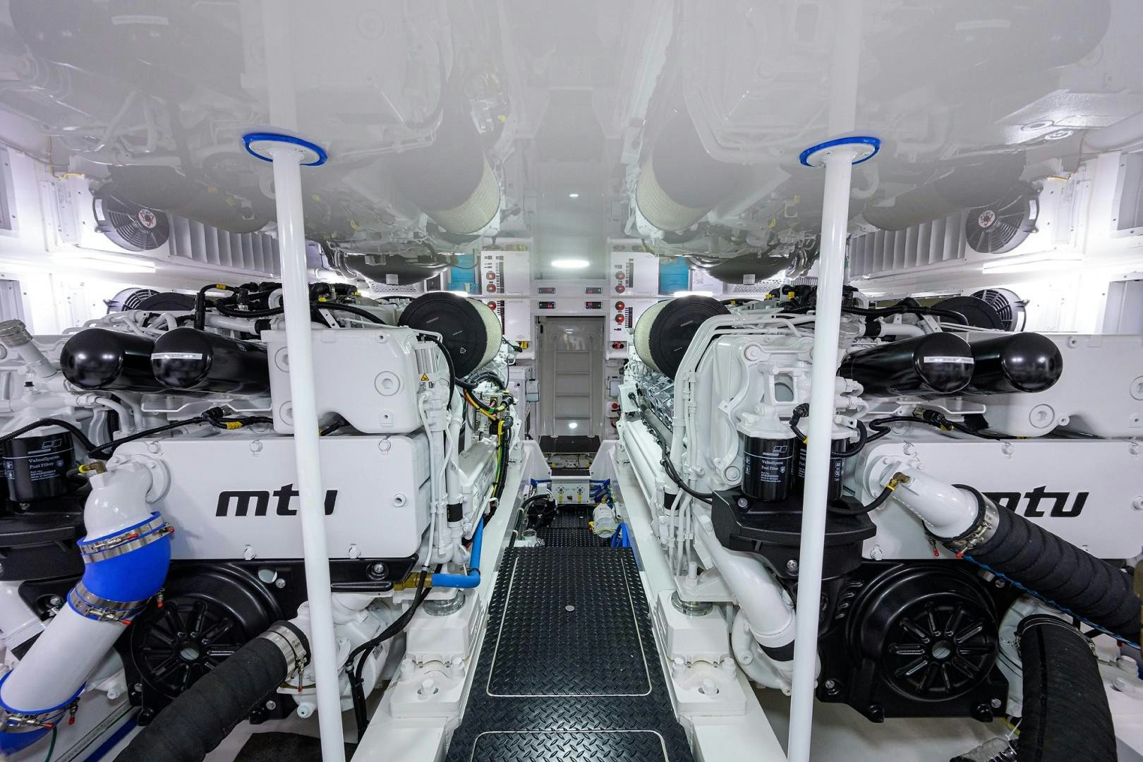 a machine in a room aboard REEL CRAZY Yacht for Sale