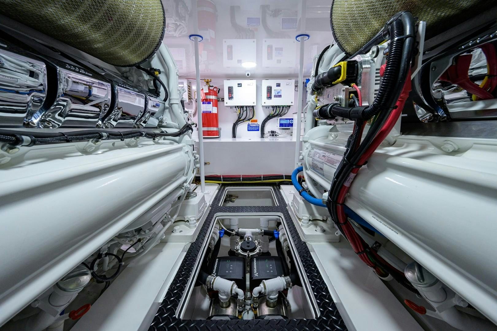 close-up of a machine aboard REEL CRAZY Yacht for Sale