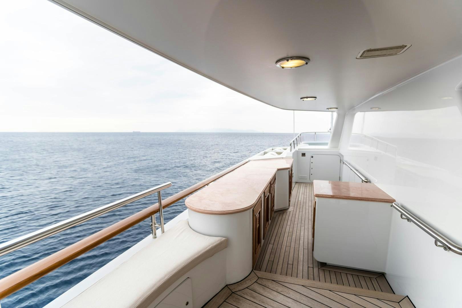 a boat on the water aboard FARIBANA V Yacht for Sale