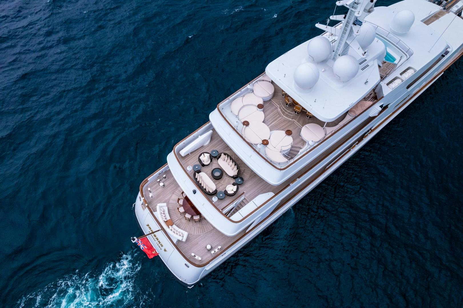 a ship on the water aboard FARIBANA V Yacht for Sale