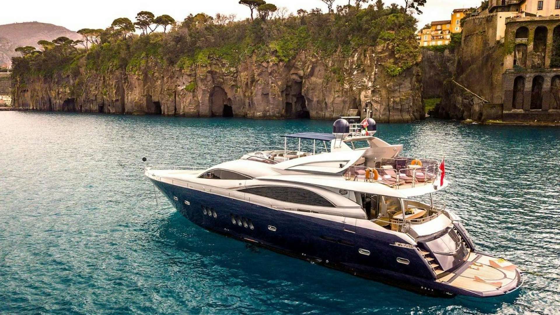 a boat on the water aboard Mr sea Yacht for Sale