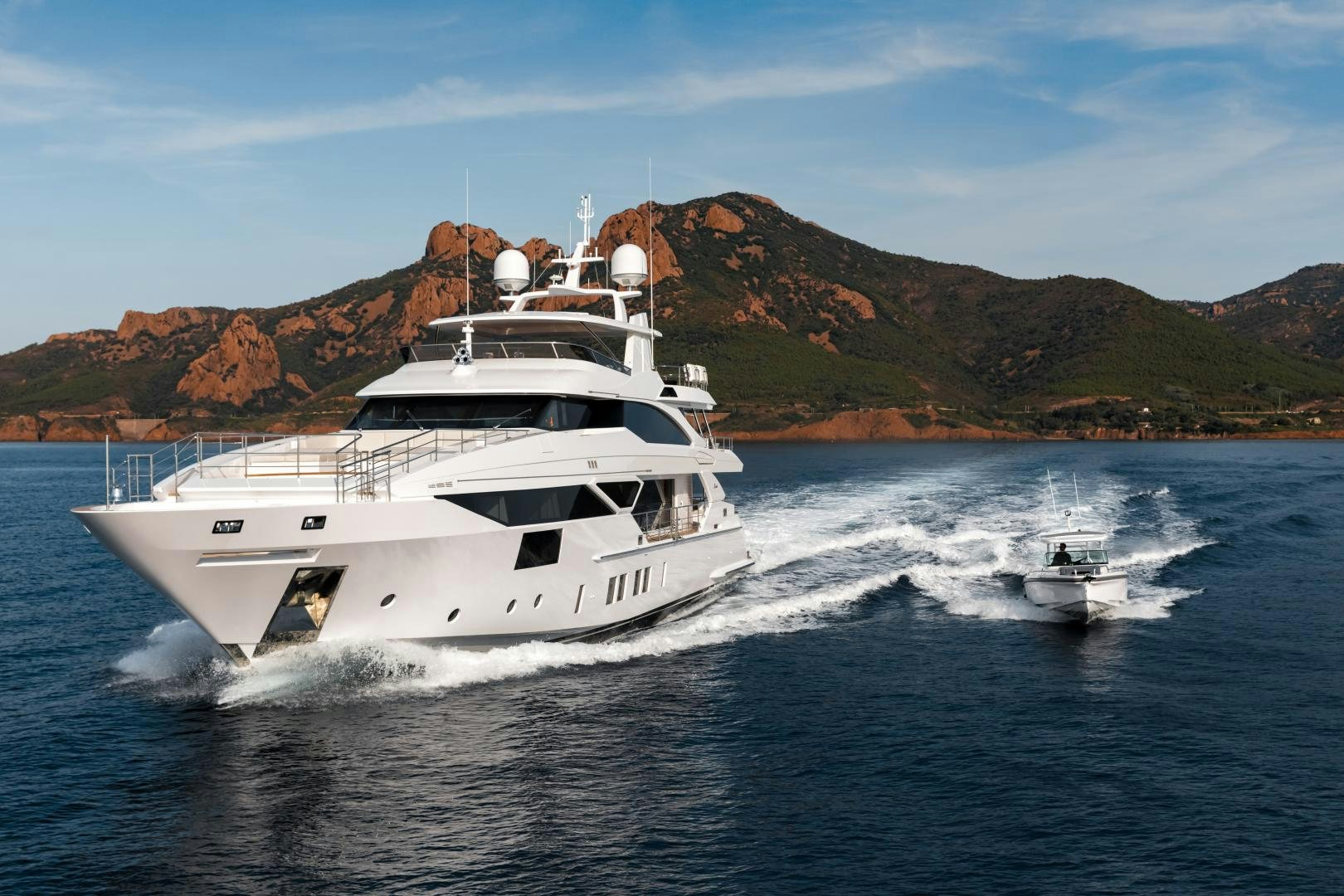 a boat on the water aboard JACOZAMI Yacht for Sale