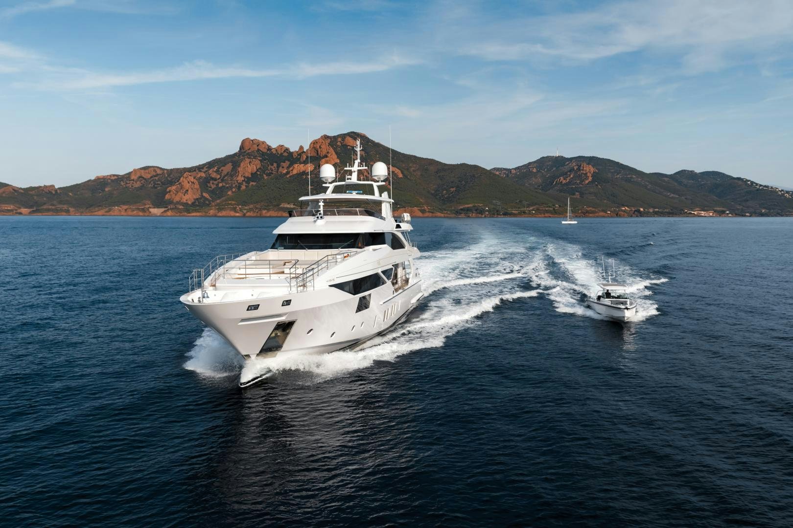 a boat on the water aboard JACOZAMI Yacht for Sale