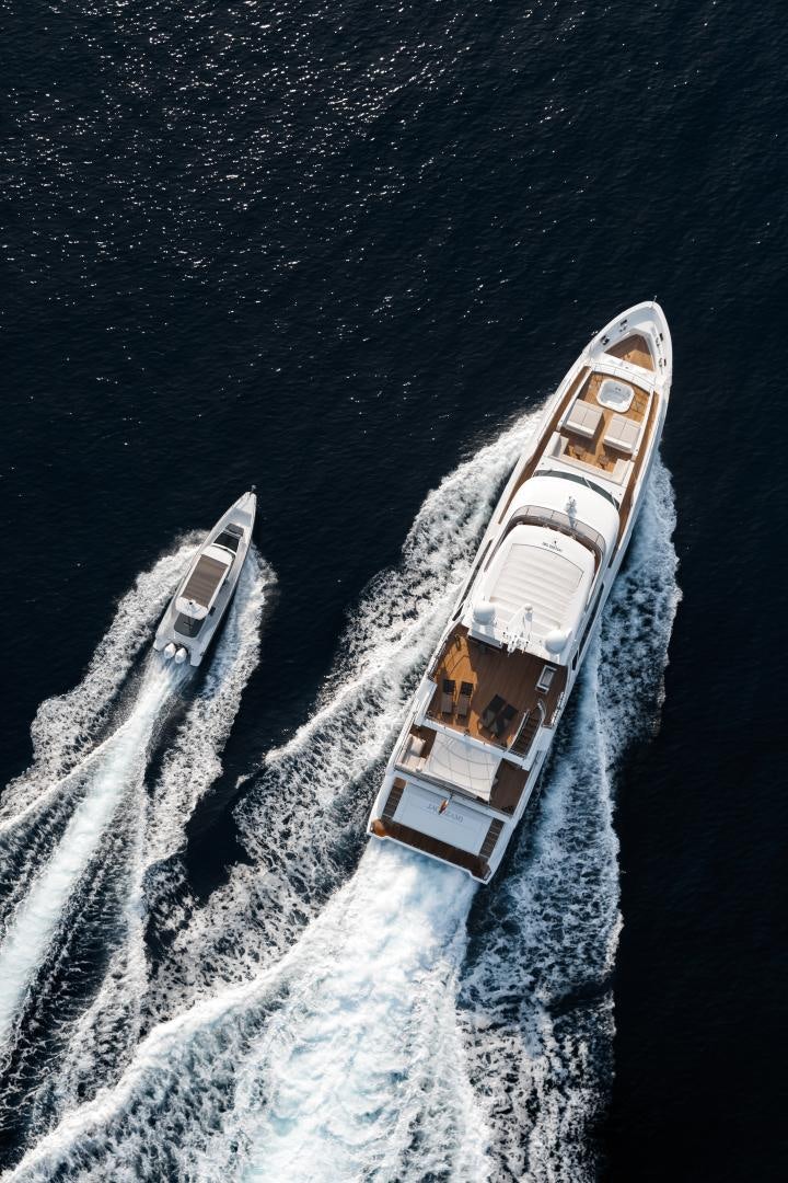 a ship in the water aboard JACOZAMI Yacht for Sale