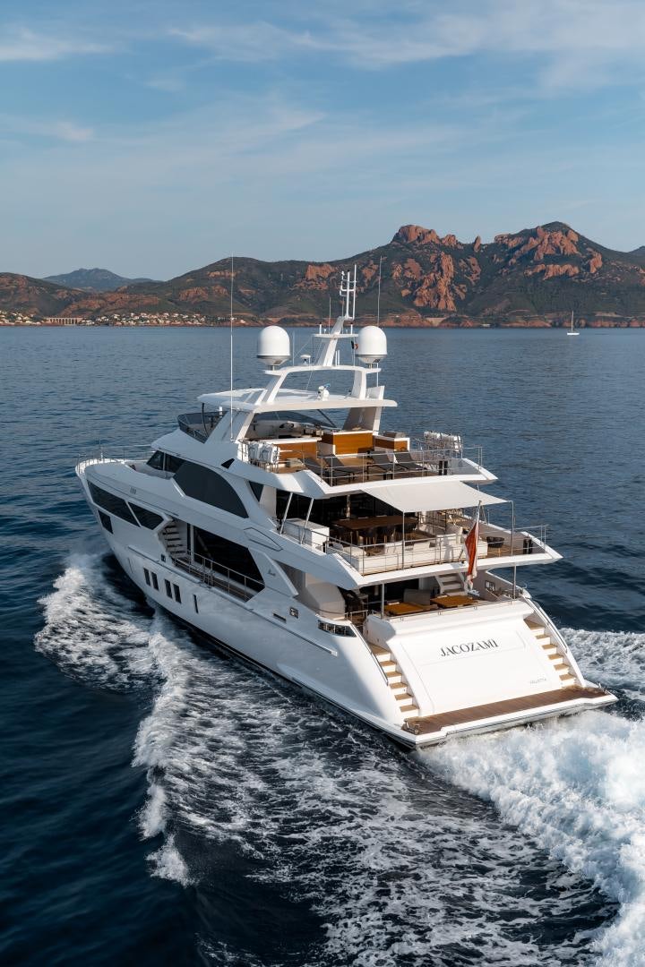 a boat on the water aboard JACOZAMI Yacht for Sale