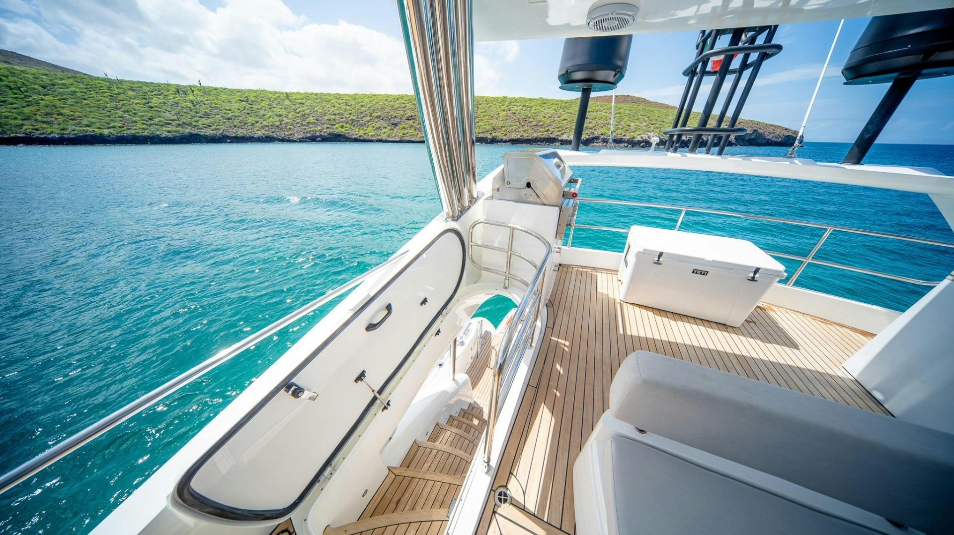 a boat on the water aboard GOOD LACK Yacht for Sale