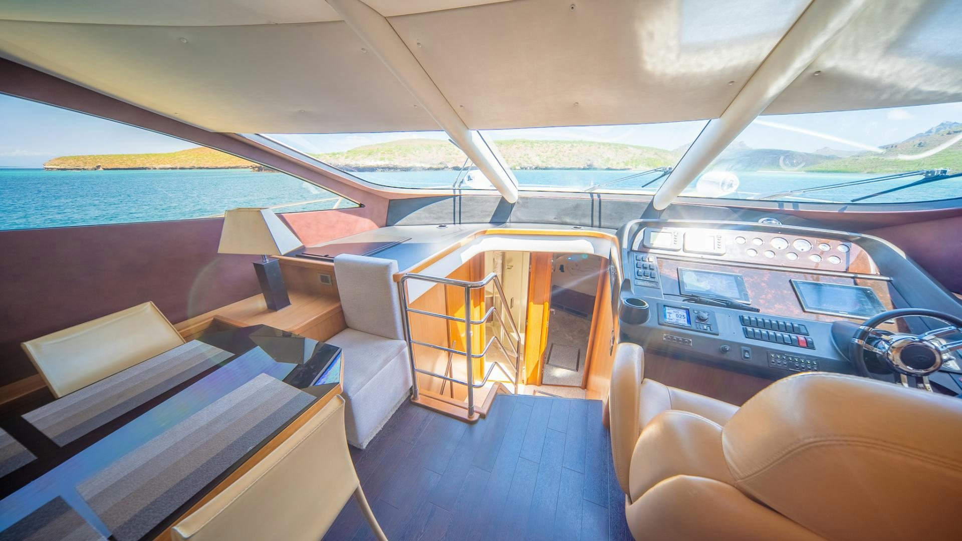 inside of a boat aboard GOOD LACK Yacht for Sale