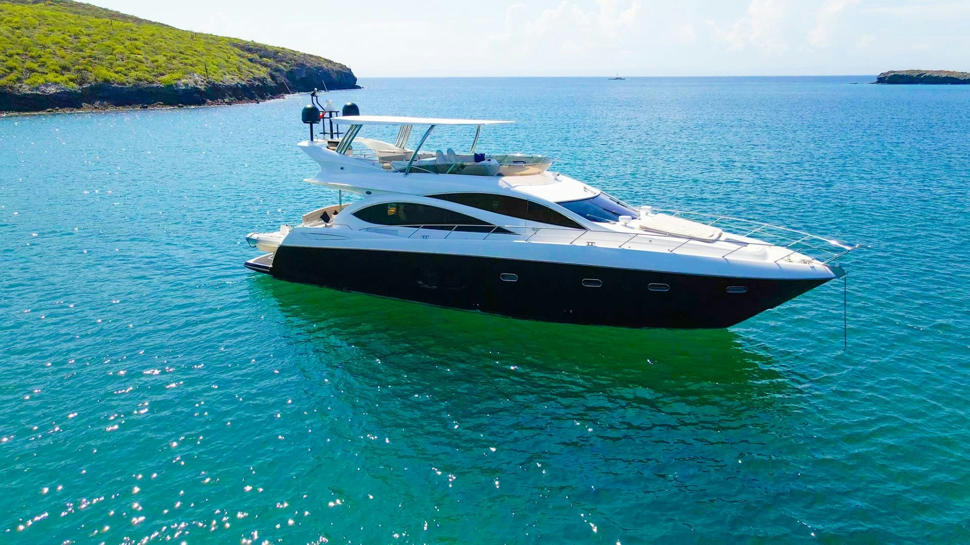 a boat in the water aboard GOOD LACK Yacht for Sale