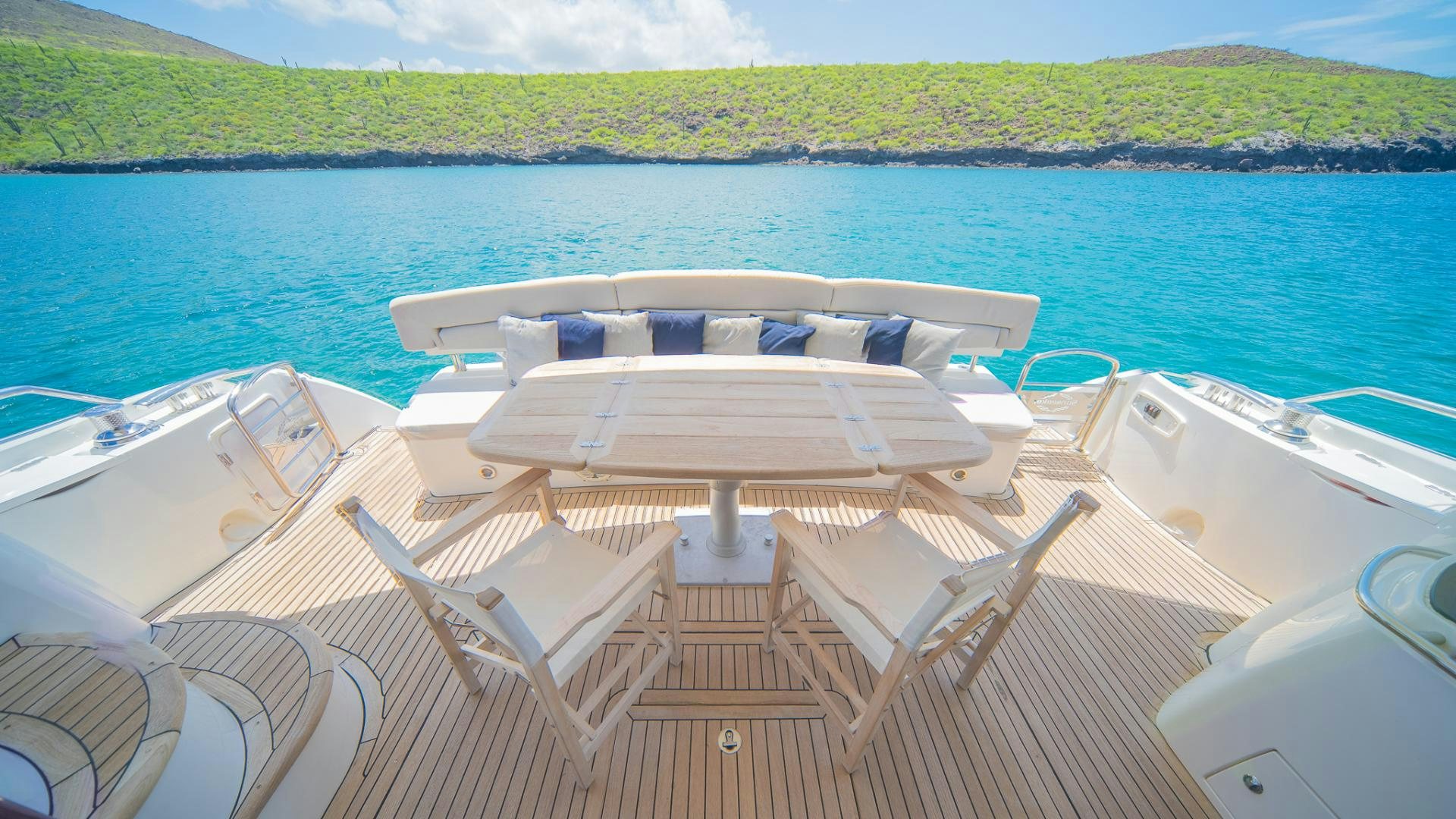 a boat on the water aboard GOOD LACK Yacht for Sale