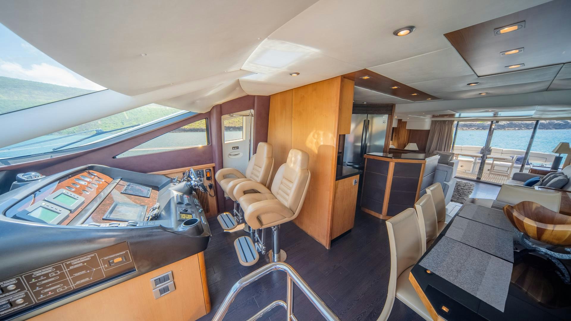 inside of a boat aboard GOOD LACK Yacht for Sale