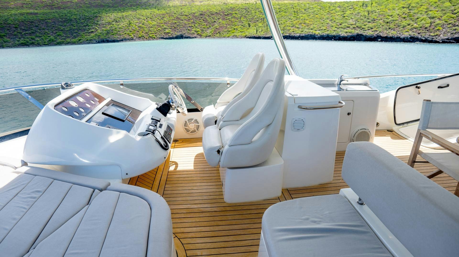 a boat on a body of water aboard GOOD LACK Yacht for Sale