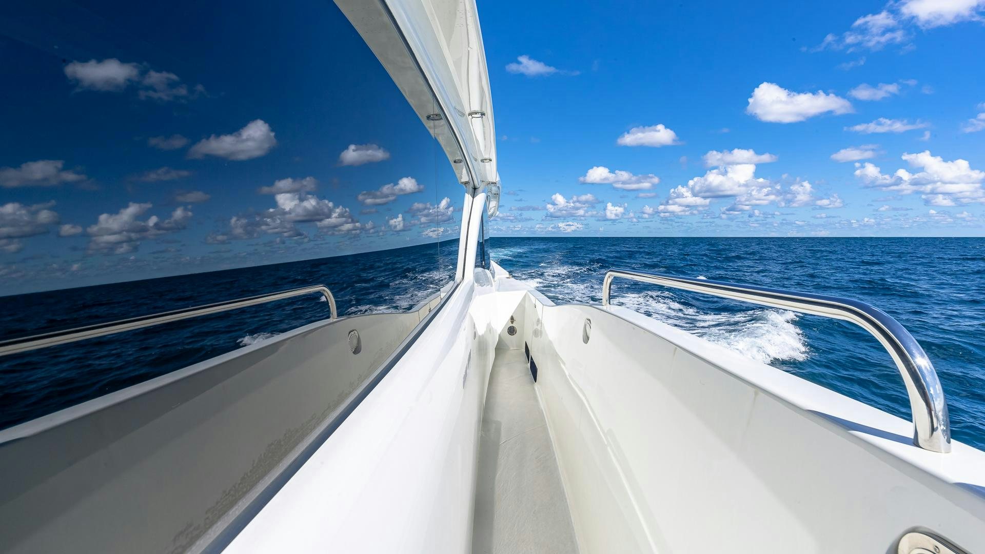 a boat on the water aboard HOPE FLOATS Yacht for Sale