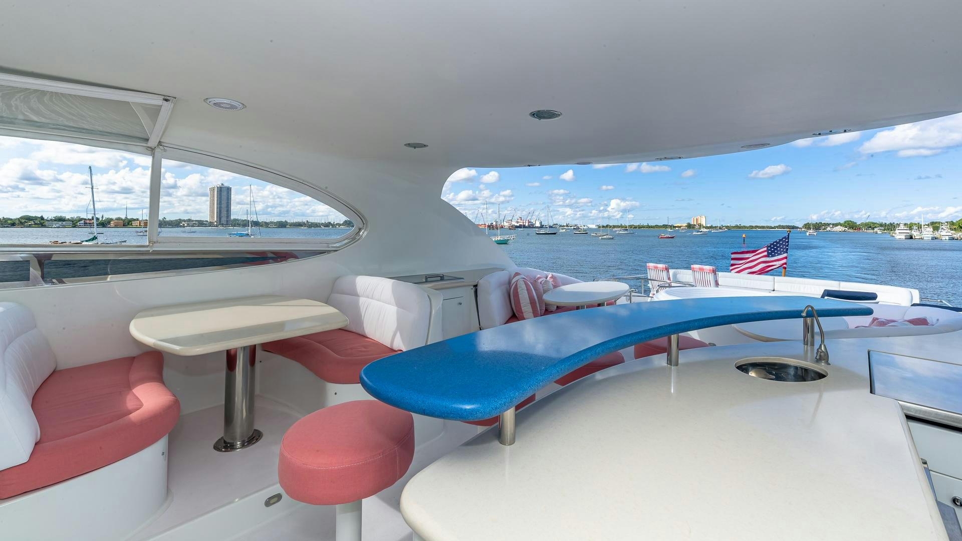 a boat on the water aboard HOPE FLOATS Yacht for Sale