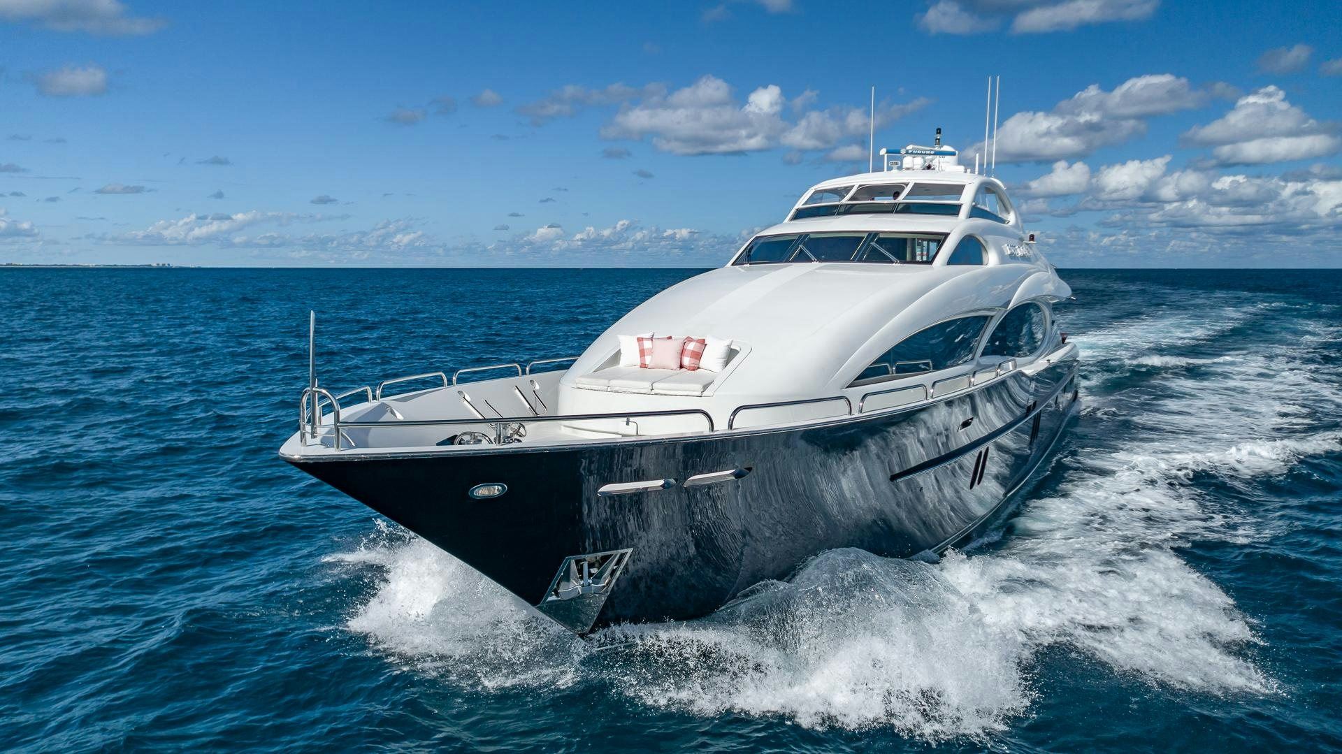 a boat on the water aboard HOPE FLOATS Yacht for Sale