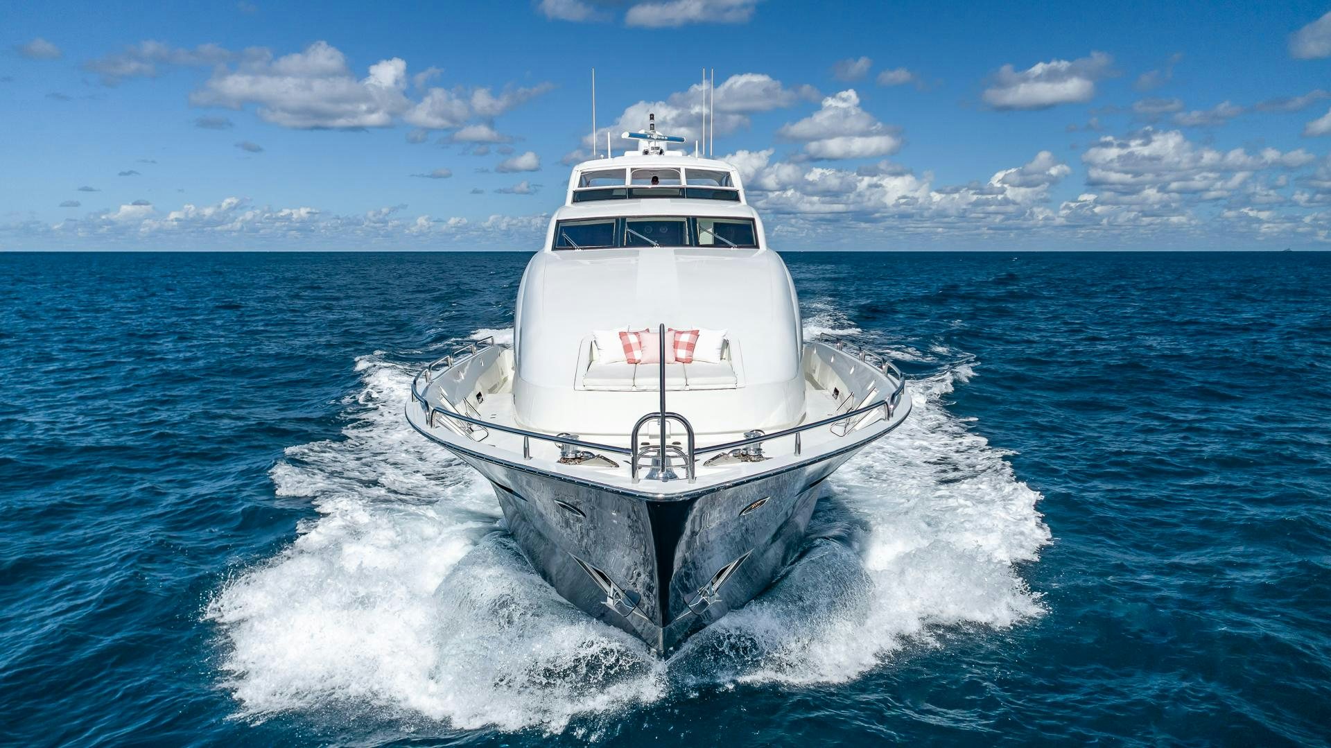 a boat in the water aboard HOPE FLOATS Yacht for Sale