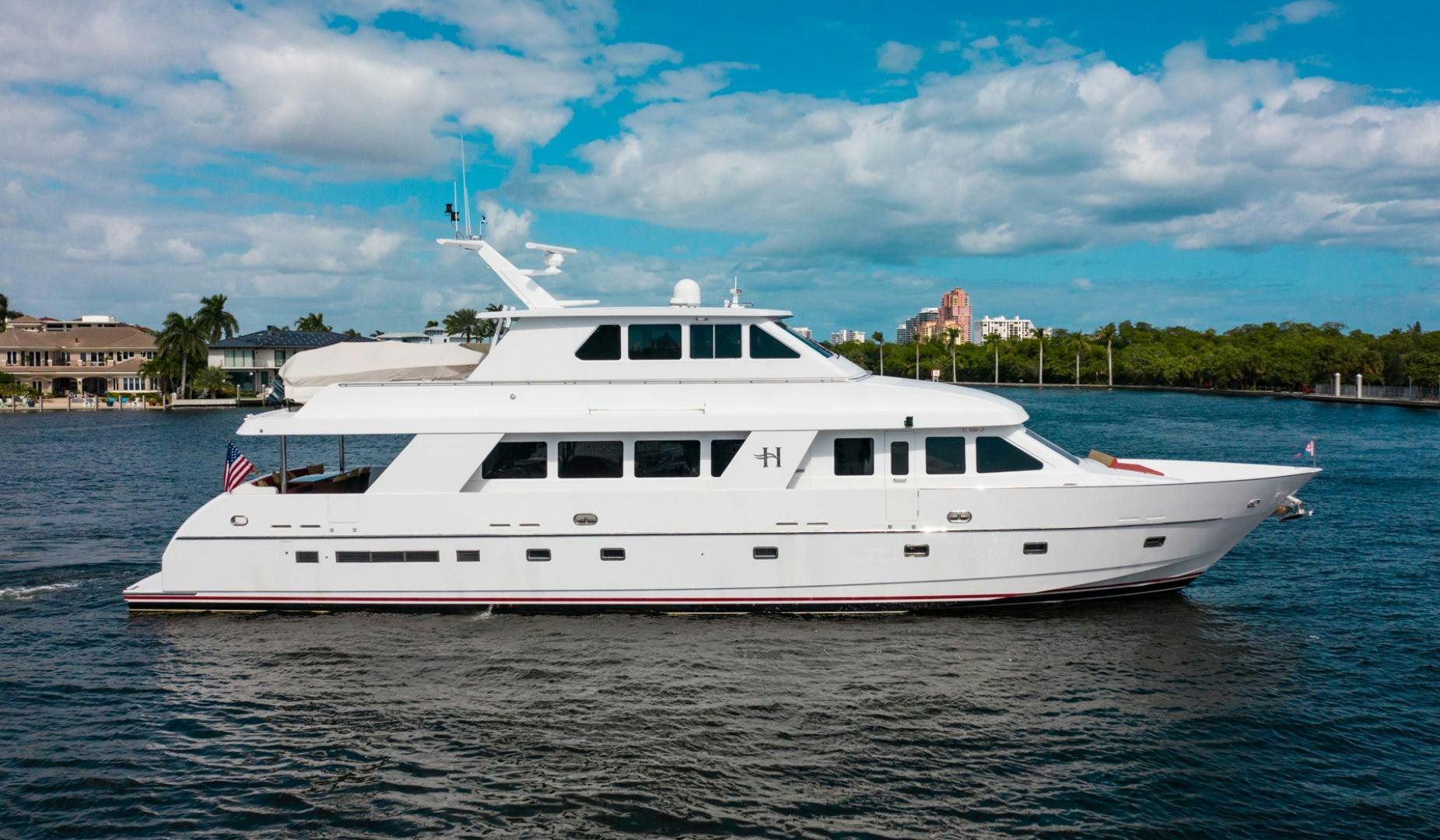a boat on the water aboard BOXES II Yacht for Sale