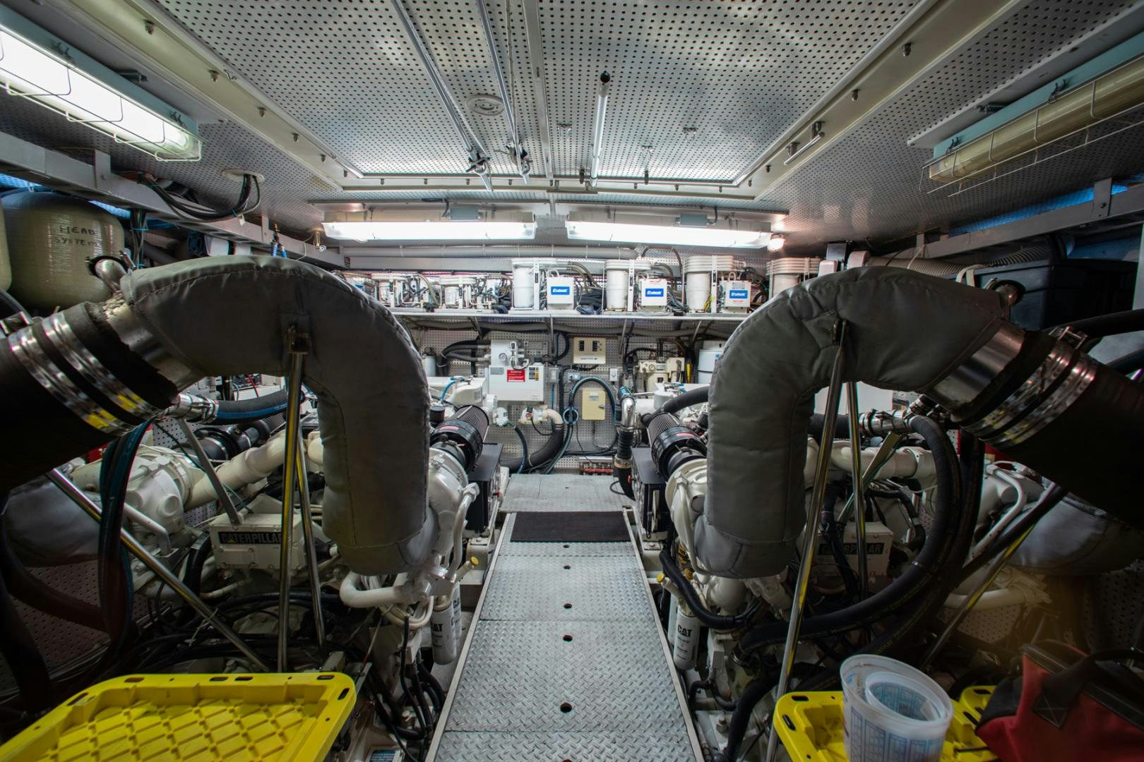 a room full of machines aboard BOXES II Yacht for Sale